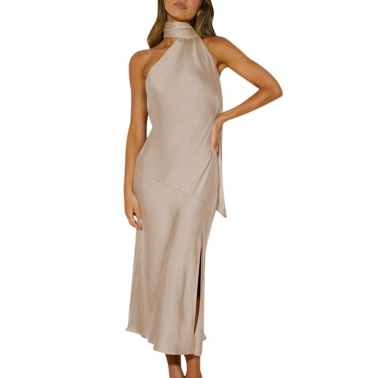 Halter semi formal dresses hotsell