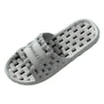 thumbnail image 1 of Entyinea Shower Shoes Men House Slides Shower Sandals Comfy Cushioned Thick Sole,Gray 10.5, 1 of 4