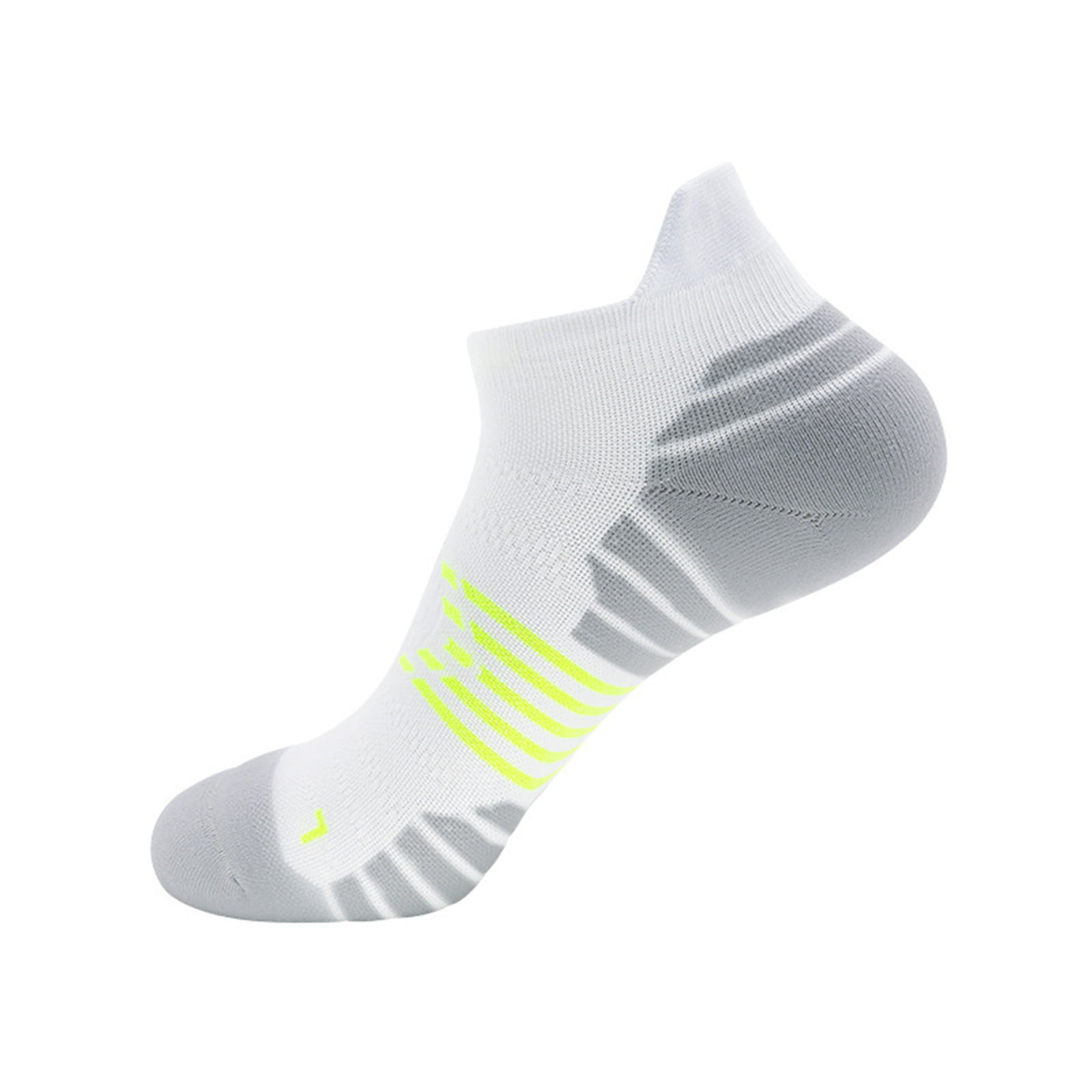 Entyinea Socks Women Cushion Ankle Footies Low Cut Socks,White ...