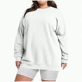 thumbnail image 1 of Entyinea Sweatshirts for Women Casual Long Sleeve Crewneck Sweatshirt Pullover 2025 Fall Trendy Sweat Shirt Winter Clothes, 1 of 4