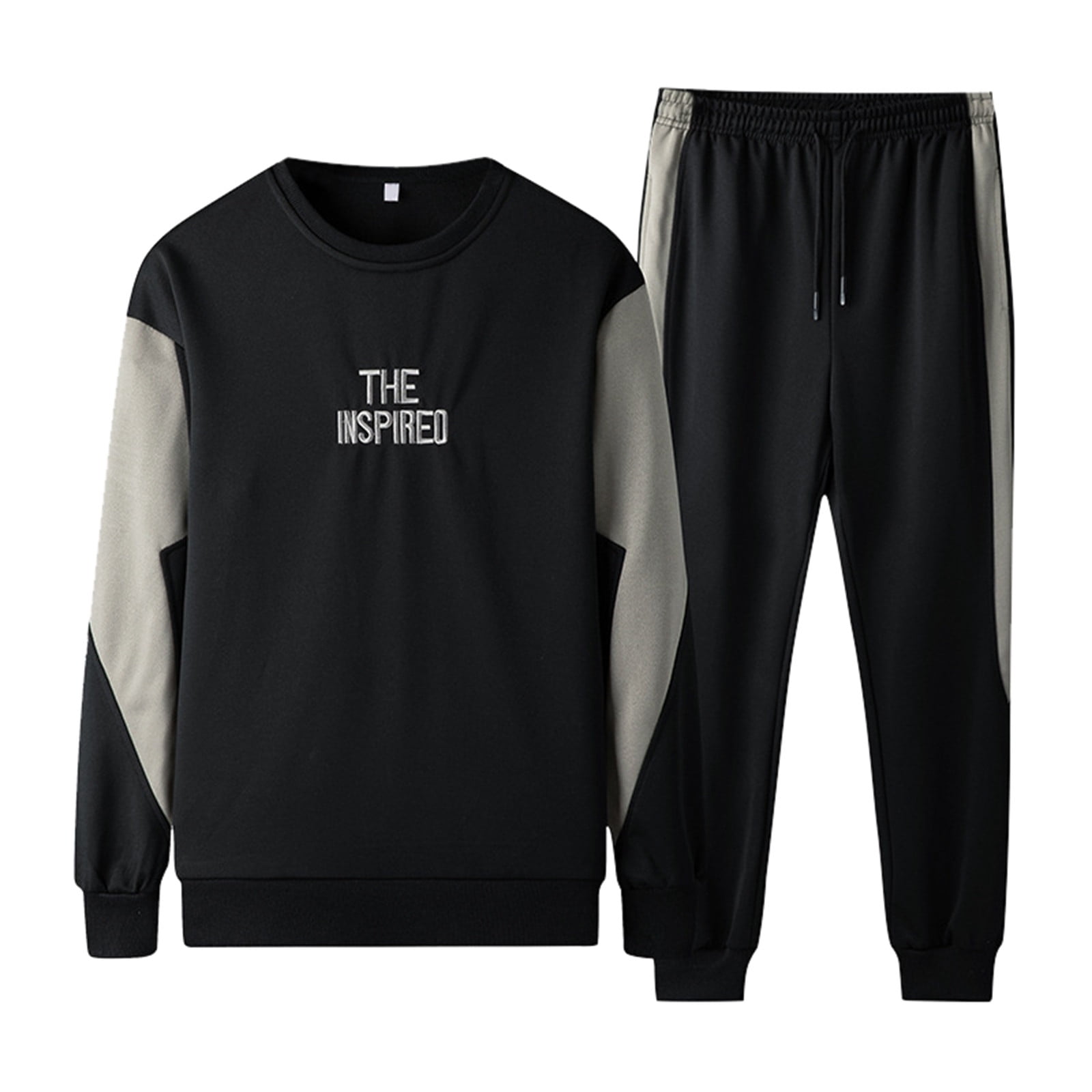 Entyinea Sweatsuits 2 Piece Jogging Suits Warm Up Sweatsuits Track