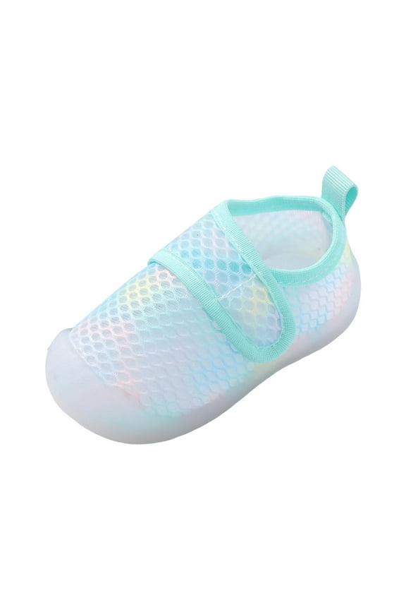 Toddler Water Shoes Boys Girls Aqua Socks Kids Breathable Swim Shoes Non-Slip Barefoot Beach Shoes Green for Size 5