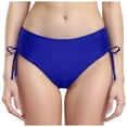 thumbnail image 1 of Entyinea Women's Bikini Swimsuits Bikini Bottom Mid Waisted Swim Bottoms for Teens Women (Blue,S), 1 of 5