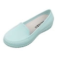 thumbnail image 1 of Entyinea Women's Casual Slip-on Loafer Comfotable Ultralight Boat Casual Shoes with Arth Support,Sky Blue 5.5, 1 of 5