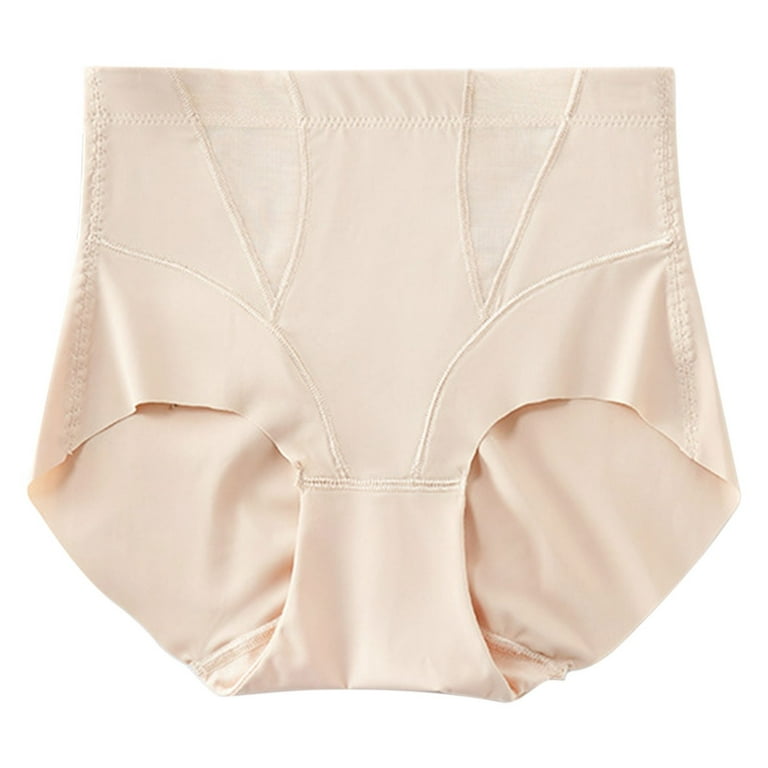 Entyinea Women's Cotton Underwear Extra Firm Control Back Magic High Waist  Brief A L 