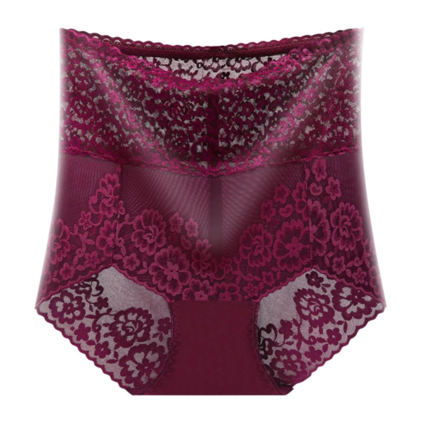 Entyinea Women's Cotton Underwear Light Control Brief Panty with Tummy