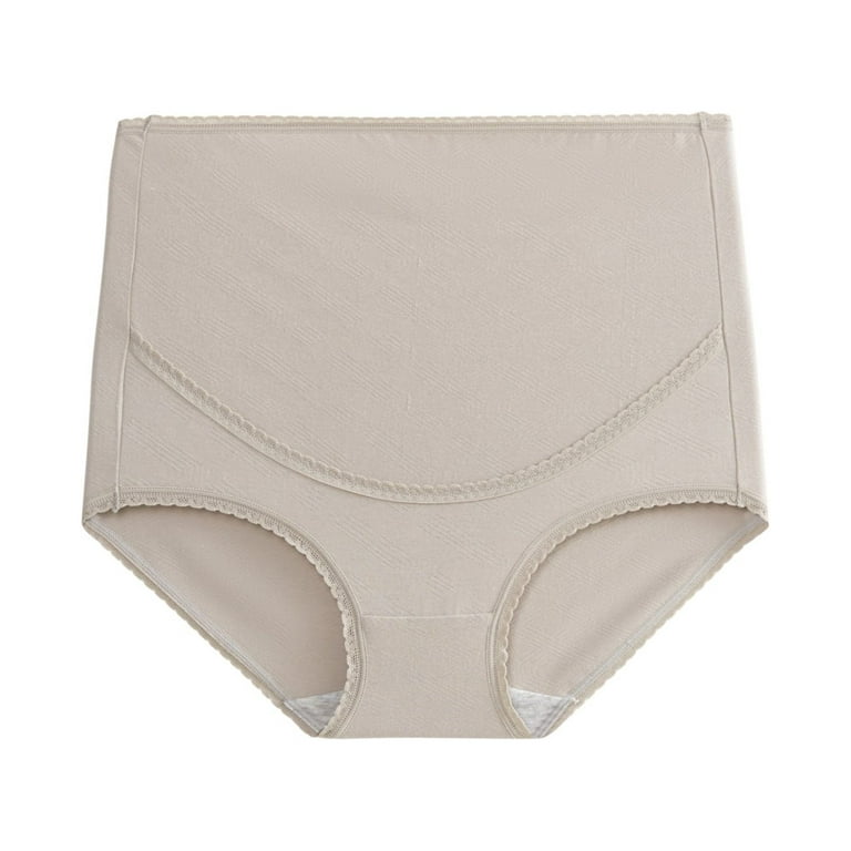 Entyinea Women's Plus Size Maternity Panties High Cut Cotton Over Bump  Underwear Brief AG XL 
