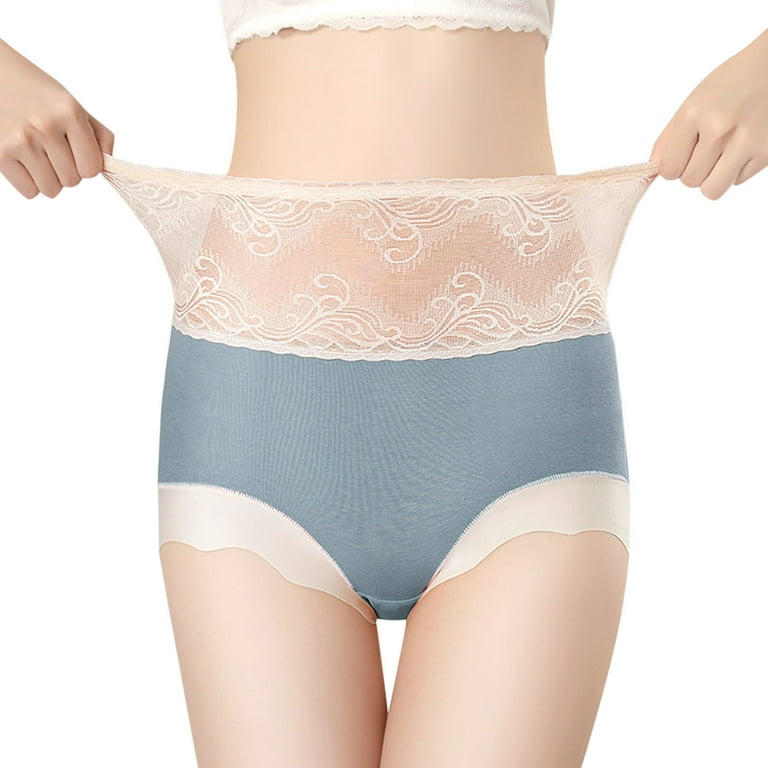 Entyinea Women's Shapewear Underpants Smoothing Seamless Lace Thong Panties  D M