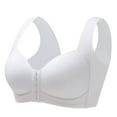 thumbnail image 1 of Entyinea Women's T-shirt Bra Adjustable Strap Triangle Bra Z4-White 44, 1 of 5