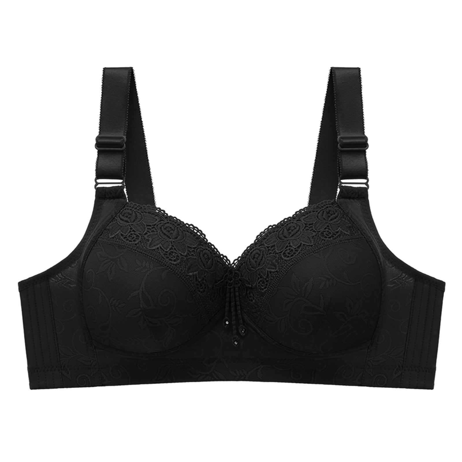 Full Figure Black T Shirt Bra Black: Perfect Fit for Curves