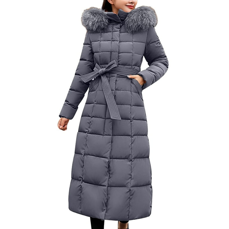 Entyinea Women's Warm Winter Coat Waterproof Thicken Parka Warm