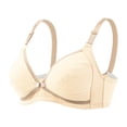 thumbnail image 1 of Entyinea Womens Fashion Bra Sheer Mesh Demi Underwire Bra Beige 95, 1 of 2