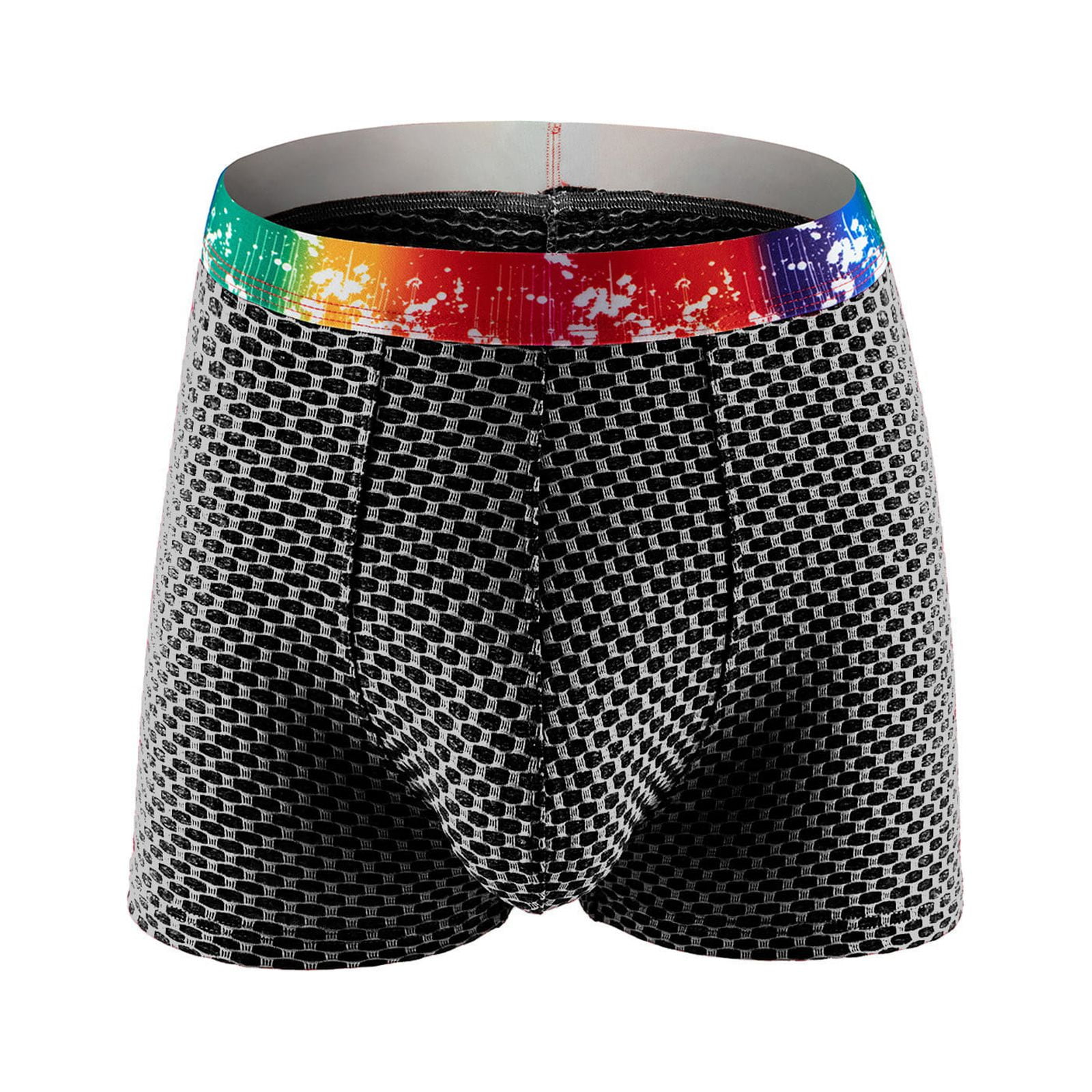 SEAUR Men's Cotton Boxer Shorts – Soft, Breathable Striped Trunks For Lounging & Sleep (Low Rise)