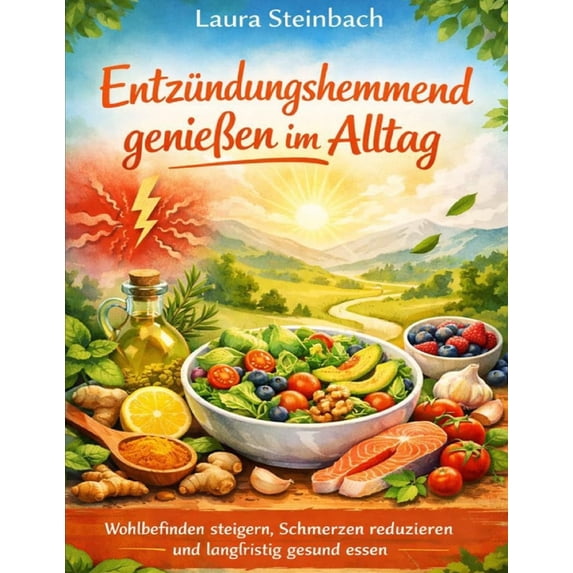 EntzÃ¼ndungshemmend genieÃen im Alltag: Wohlbefinden steigern, Schmerzen reduzieren und langfristig gesund essen, (Paperback)