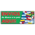 thumbnail image 1 of Envía Dinero a Tu País Aquí | 24" X 72" Banner | Heavy Duty 13oz. Outdoor Vinyl Single Sided With Grommets | Made in The USA, 1 of 4