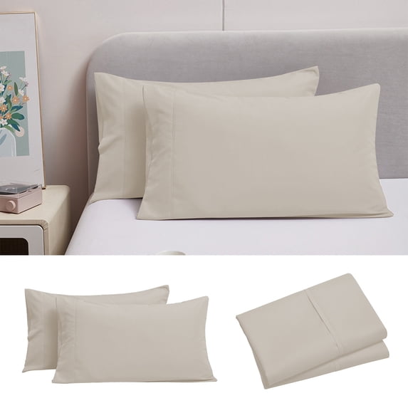 Envelope Closure Pillow Covers Set of 2, 20x36 Inch Soft Brushed Microfiber, Shrinkage and Fade Resistant, Multiple Color Options