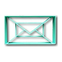Envelope Cookie Cutter (4 inches)- Fast Shipping - Sharp Edges - Exceptional Quality