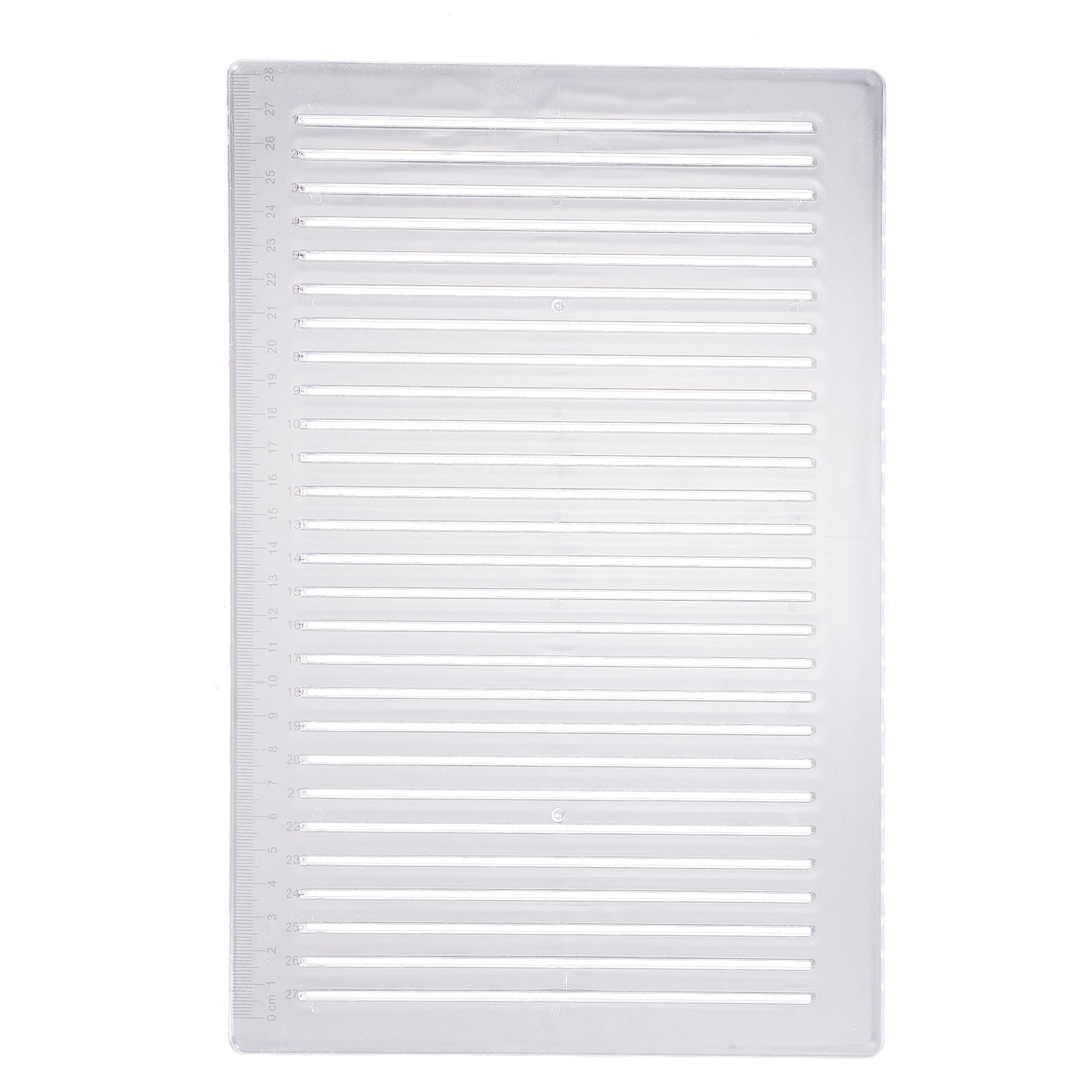 Envelope Guide Stencil Ruler with Inches and Centimeters Line Drawing ...