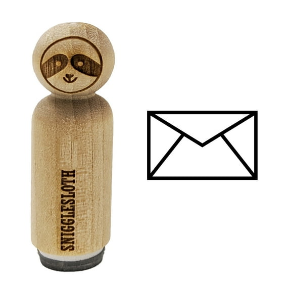 Envelope Mail Rubber Stamp for Scrapbooking Crafting Stamping - Mini 1/2 Inch