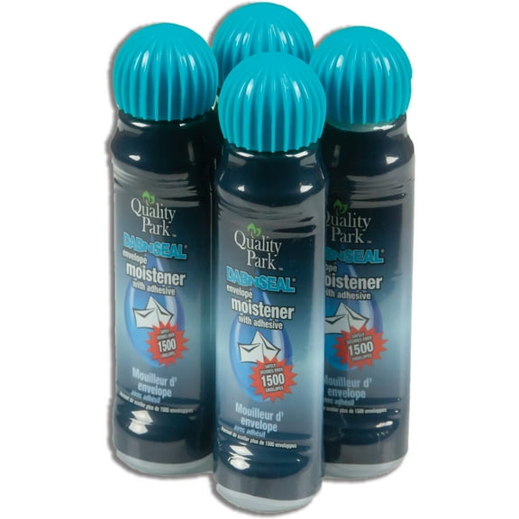 Envelope Moistener W/adhesive, 50 Ml, Clear, 4/pack | Bundle of 5