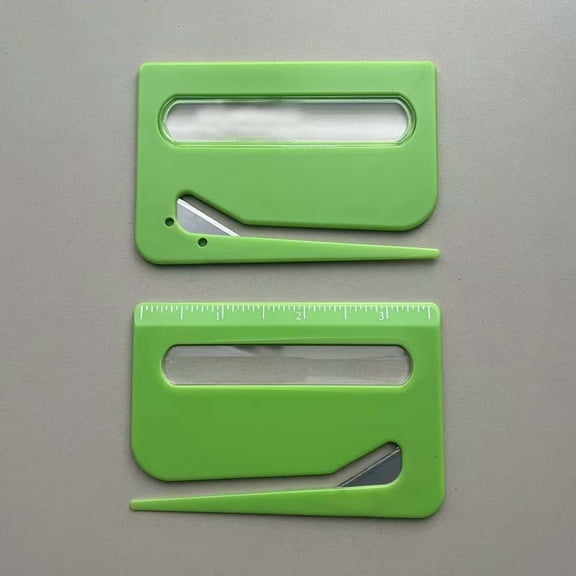 Envelope Opener, Letter Opener Envelope Slitter, Mail Opener Tool Package Opener Cutter, Wrapping Paper Cutter with Concealed Blade, Glass Opener Tool