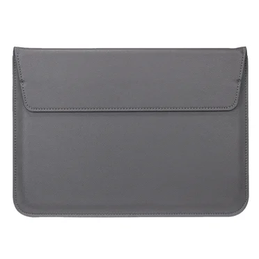 Envelope Pouch Leather Laptop Sleeve for Macbook Pro 13 14 Air 13 M3 M1 M2 11 12 15 Lenovo for ipad 12.9 HP Matebook Notebook Cover (Grey,15 Inch)