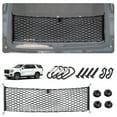 thumbnail image 1 of Envelope Style Cargo Net for 2015-2020 GMC Yukon/Chevy Tahoe/Suburban Accessories, Rear Trunk SUV Mesh Cargo Net, Upgraded 5mm Bungee&Double-Layer Nylon Storage Netting Grocery&Tools Holder Organizer, 1 of 8