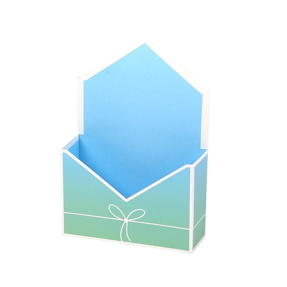 Envelope Style Gift Box with Handle, 11.8x7.87x2.76in, Floral Bouquet & Keepsake Holder for Weddings, Birthdays, Gifts (Size/Colour as Pictured)