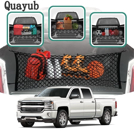 Envelope Style Premium Trunk Organizers Mesh Cargo Net for NISSAN TITAN 2004-23