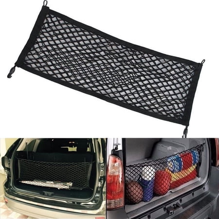 Envelope Style Trunk Cargo Net Storage Organizer Compatible for Toyota Highlander 1999-2021
