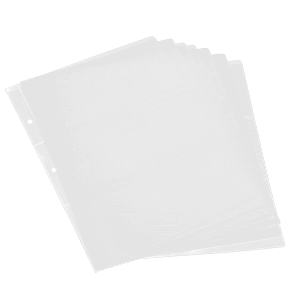Banknote Collection Envelopes Organizer Book for Office Use, 25.00X20.00X0.01CM, Currency Storage