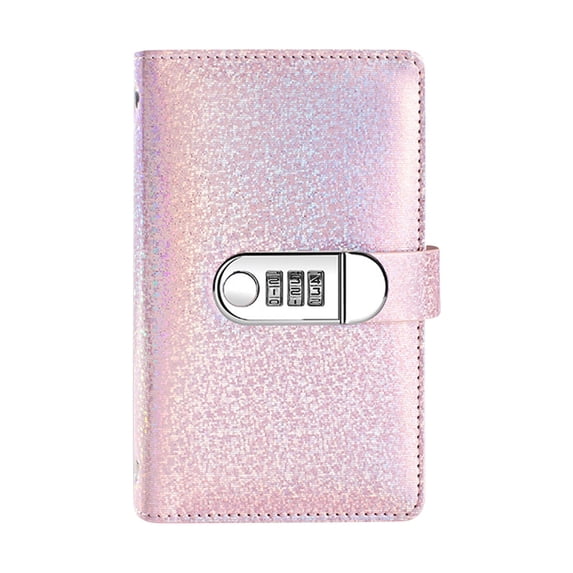 Envelopes Saving Challenge, Money Saving Wallet with Password Lock, Budget Savings Challenge Book for Financial Planning, Money Binder with Password Lock for Home, 1Pc, Easy to Use(Pink,7x4.3")
