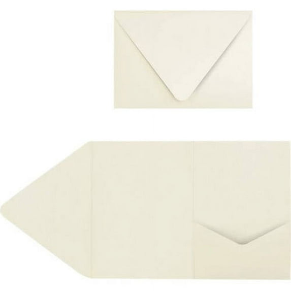 Envelopes.com A7 Pocket Invitations (5" x 7"), 18pt