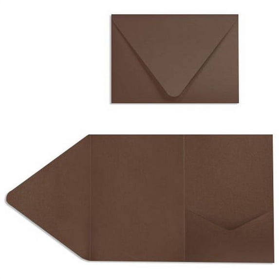 Envelopes.com A7 Pocket Invitations (5" x 7"), 18pt