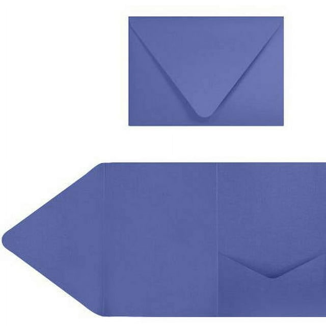 A7 Pocket Invitations (5" x 7"), 18pt