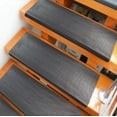 thumbnail image 1 of Envelor Anti-Slip Rubber Stair Treads - Non-Slip, Strong Grip - All-Weather Safety Step Mats for High Traction - Indoor or Outdoor (10 x 30 Inches, Pin Button, 6 Pack), 1 of 10