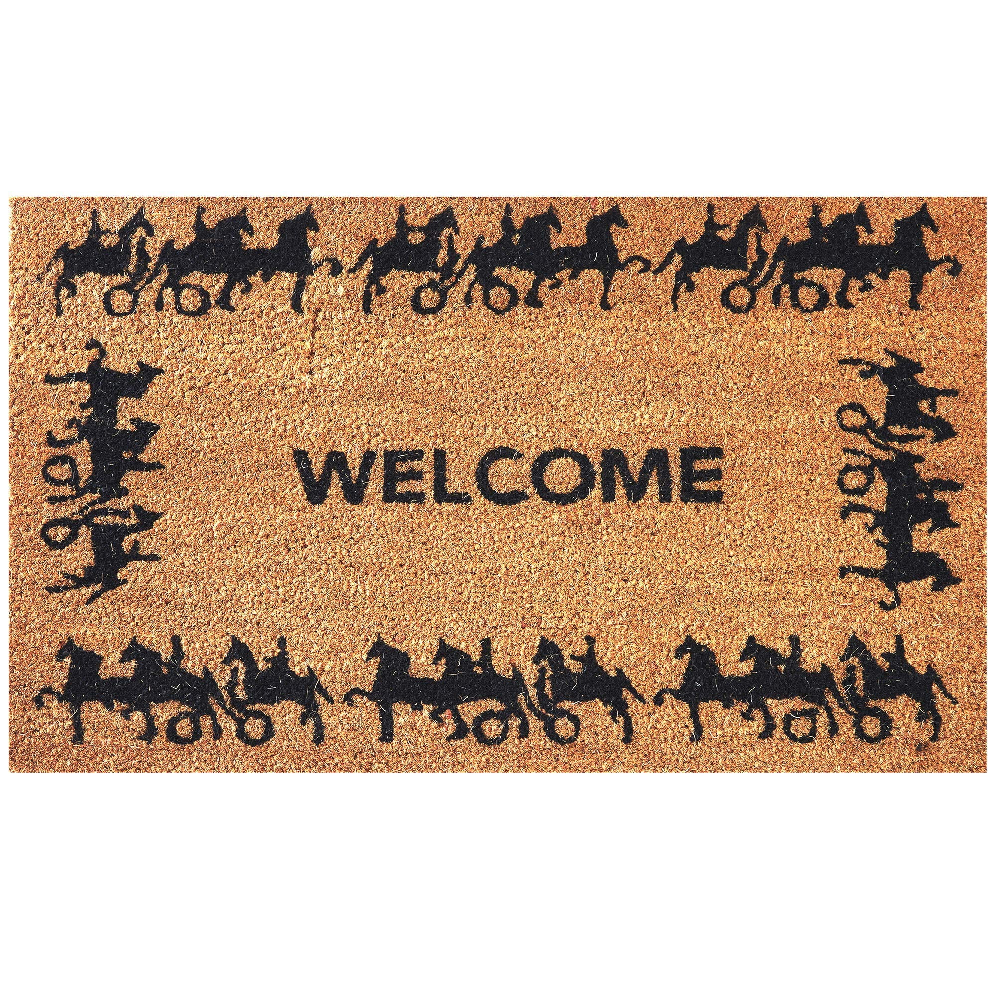 Envelor Coco Coir Doormat, Handwoven Mat 18 x 30 x 0.5 Inches