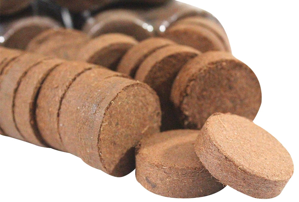 Envelor Coco Coir Seed Starter Pods Coir Plants Seed Starting Pellets for Seed Starter Tray Garden Soil Vegetables Seedlings Coco Peat Pellets Seed Starter Plugs Coco Grow Discs, 1.2 Inches, 100 Pack