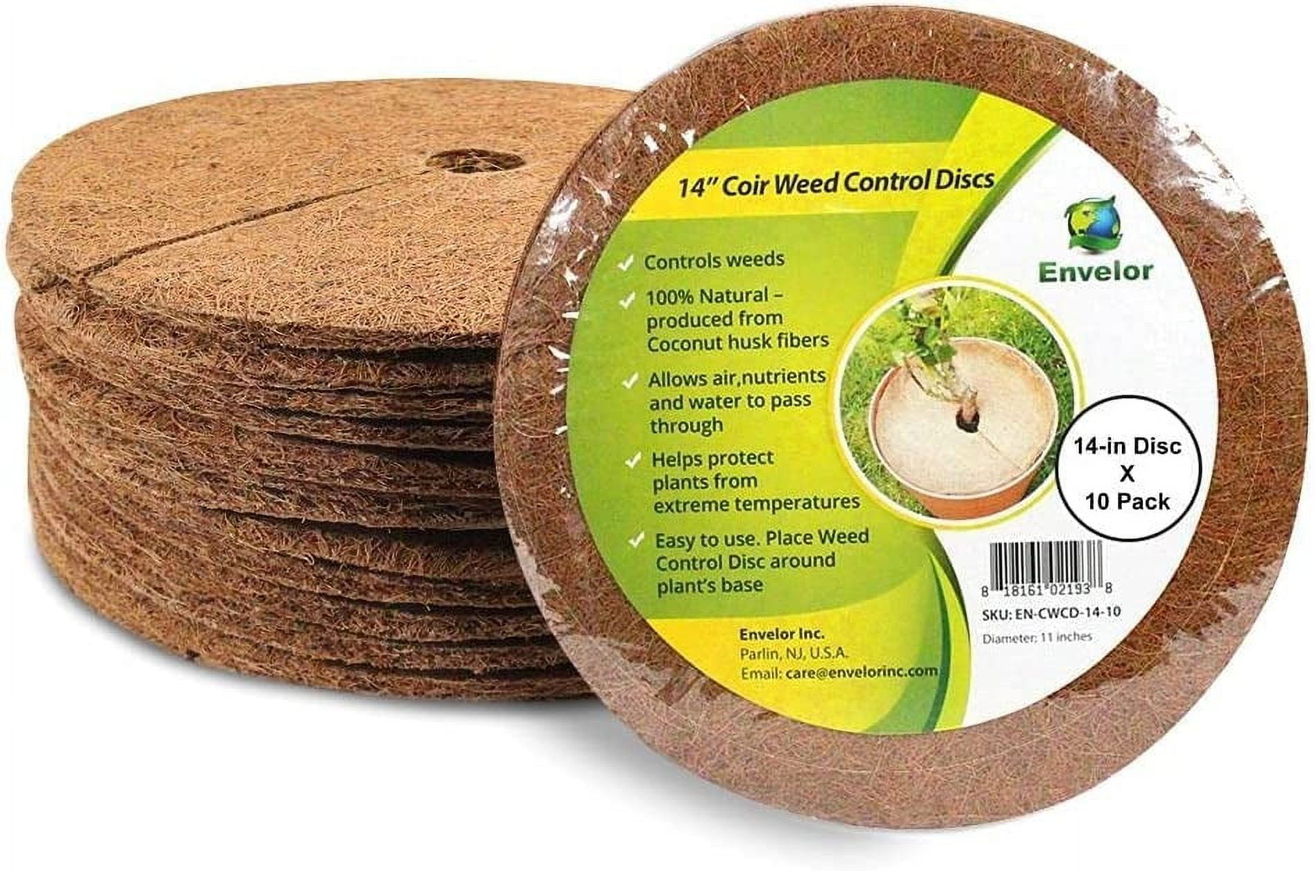 Envelor Coco Coir Tree Ring Mulch Mat Coconut Coir Fiber Tree Weed