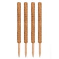 thumbnail image 1 of Envelor Coco Moss Poles Plant Support Stakes Coco Plant Stake Pothos Coir Totem Pole Monstera Moss Pole Climbing Plant Support Potted Plant Upward Growth Vine Stackable Coco Sticks, 24 inches, 4 Pack, 1 of 5