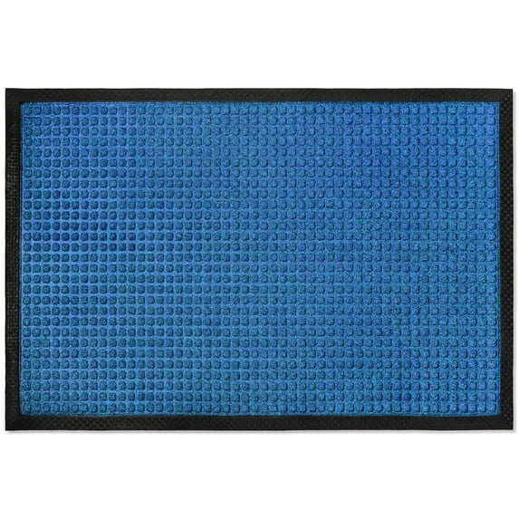 Envelor Front Door Mat Indoor Outdoor Entrance Doormat Non Slip Durable Floor Mat for Entry Mat Kitchen Rugs Home Decor Rugs Heavy Duty Mat Welcome Mat, 48 x 72 Inches, Blue