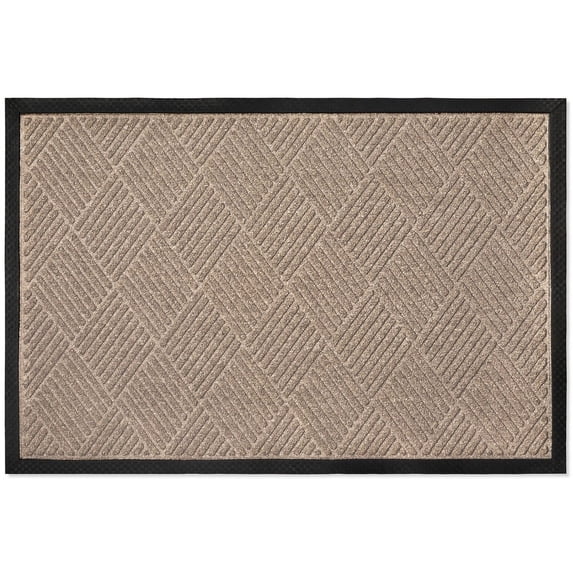 Envelor Front Door Mat Indoor Outdoor Entrance Doormat Non Slip Durable Floor Mat for Entry Mat Kitchen Rugs Home Decor Rugs Heavy Duty Mat Welcome Mat, 36 x 60 Inches, Beige