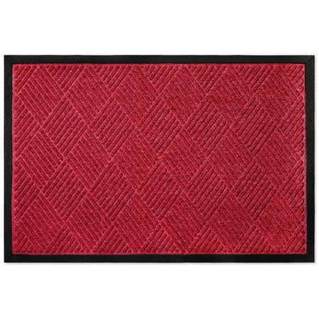 Envelor Front Door Mat Indoor Outdoor Entrance Doormat Non Slip Durable Floor Mat for Entry Mat Kitchen Rugs Home Decor Rugs Heavy Duty Mat Welcome Mat, 24 x 36 Inches, Maroon