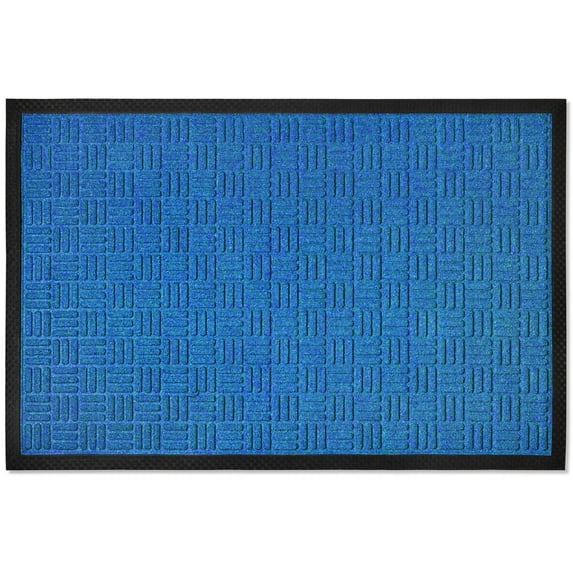 Envelor Front Door Mat Indoor Outdoor Entrance Doormat Non Slip Durable Floor Mat for Entry Mat Kitchen Rugs Home Decor Rugs Heavy Duty Mat Welcome Mat, 24 x 36 Inches, Blue