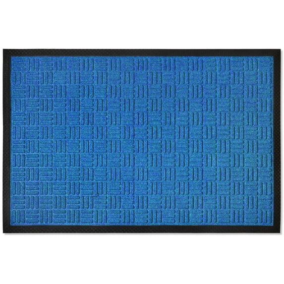 Envelor Front Door Mat Indoor Outdoor Entrance Doormat Non Slip Durable Floor Mat for Entry Mat Kitchen Rugs Home Decor Rugs Heavy Duty Mat Welcome Mat, 36 x 60 Inches, Blue