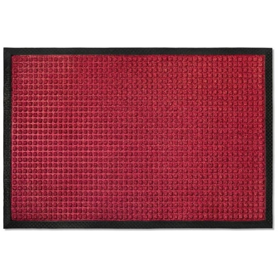 Envelor Front Door Mat Indoor Outdoor Entrance Doormat Non Slip Durable Floor Mat for Entry Mat Kitchen Rugs Home Decor Rugs Heavy Duty Mat Welcome Mat, 48 x 72 Inches, Maroon