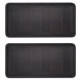 thumbnail image 1 of Envelor Rubber Boot Tray for Entryway Indoor Shoe Trays for Mudroom Wet Shoe Mat Tray Multiuse Rubber Water Tray Mud Mat Winter Boot Mat Large Utility Tray, Chevron, 32 x 16 Inch, 2 Pack, 1 of 10