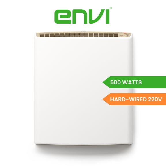 Envi 220v Hardwired Electric Panel Wall Heater - 500 Watts - 3rd Gen (LE5022D)
