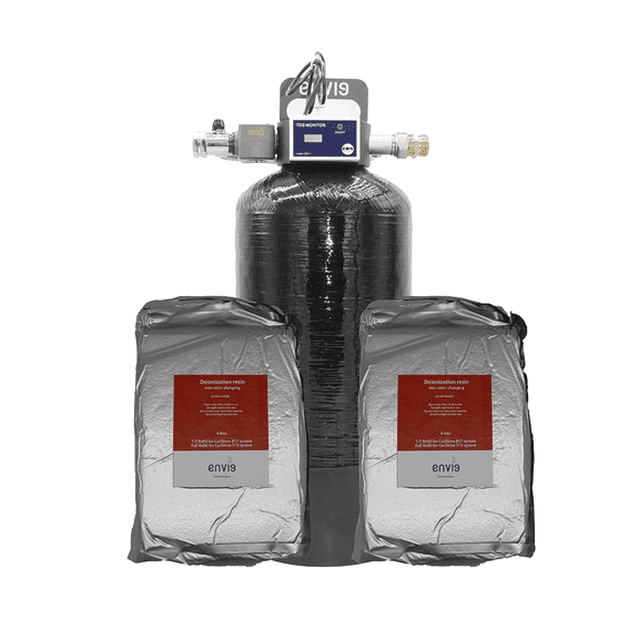 Envig CarShine 817F Deionization Car Wash System, 1000 Gallon 0 PPM Water @ TDS 60 PPM, Flow Meter, Bypass Valve and Inline TDS Meter, Spotless DI Mobile Detailing