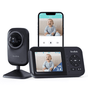 Envilink Video Baby Monitor with App, 2.8" Screen 14h Battery, Sound Detection, Night Vision, Two Way Talk, Temperature Detection, 1200ft Range, Feeding Remind,